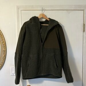 Lululemon Tundra Trek Full Zip High Pile Wool Hoodie Jacket